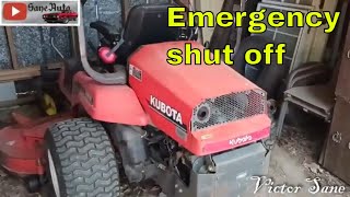 Kubota Diesel wont stop running fix