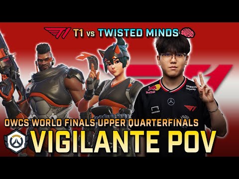 [ Vigilante ] KILLER Kiri | T1 vs Twisted Minds | OWCS World Finals Upper Quarterfinals