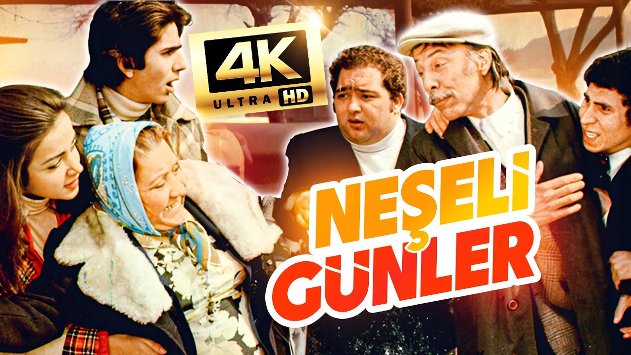 Neşeli Günler | 4K Restorasyonlu Yeşilçam Filmi (Adile Naşit, Münir Özkul, Şener Şen, Ayşen Gruda)
