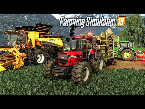 Farming Simulator 19 | Ultra Realistic | Harvesting corn, Baling small bales & preparing soil