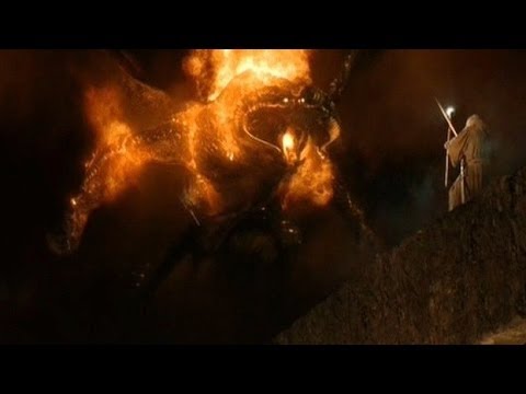 Le Seigneur Des Anneaux 1 - La Chute De Gandalf (Scène Mythique)