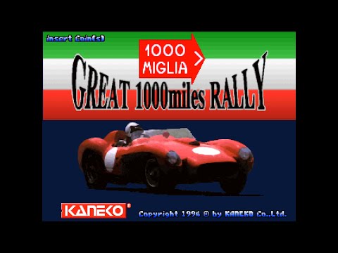 1000 Miglia: Great 1000 Miles Rally Arcade