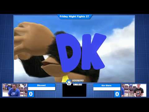 FNF 27 - Loser's Semis: Dissent (Diddy Kong) vs Glare (Donkey Kong)