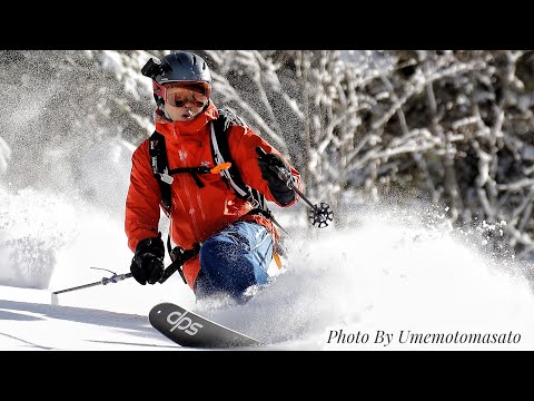 奥志賀　焼額山 テレマークスキー バックカントリー Jan.25 2021 Telemark ski backcountry in Japan