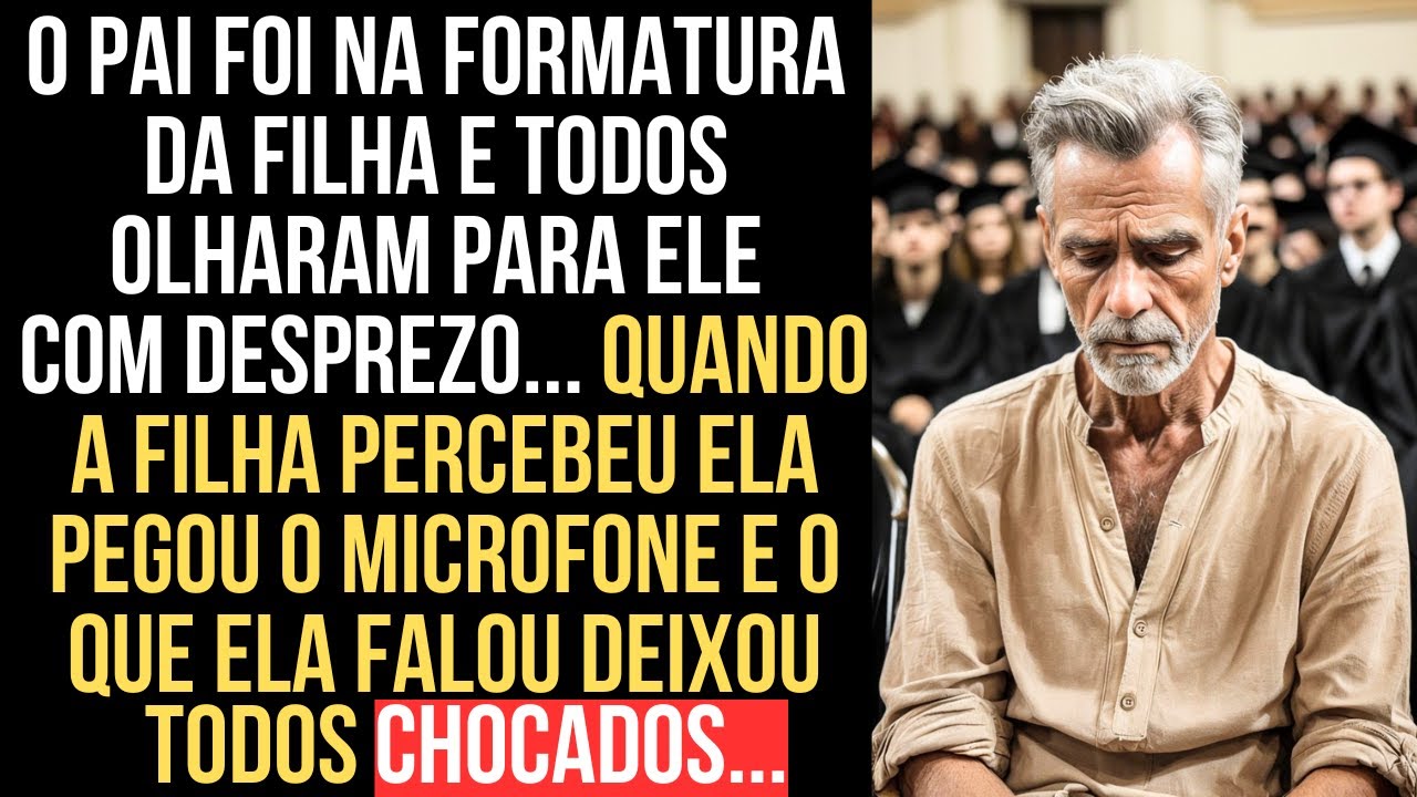 PAI FOI HUMILHADO NA FORMATURA DA FILHA, MAS O QUE A FILHA FEZ DEIXOU TODOS EM CHOQUE...