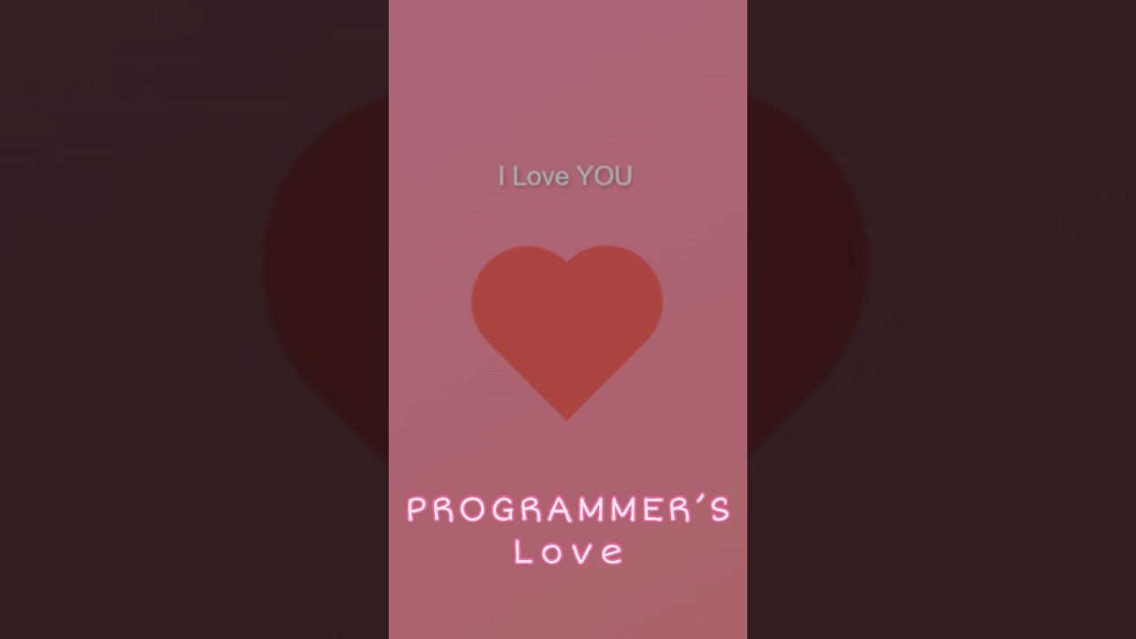 Programmer’s Love ❤️ Coder 😍 #programmer #love #coder #html #css #programming #ytshorts #viral #ts