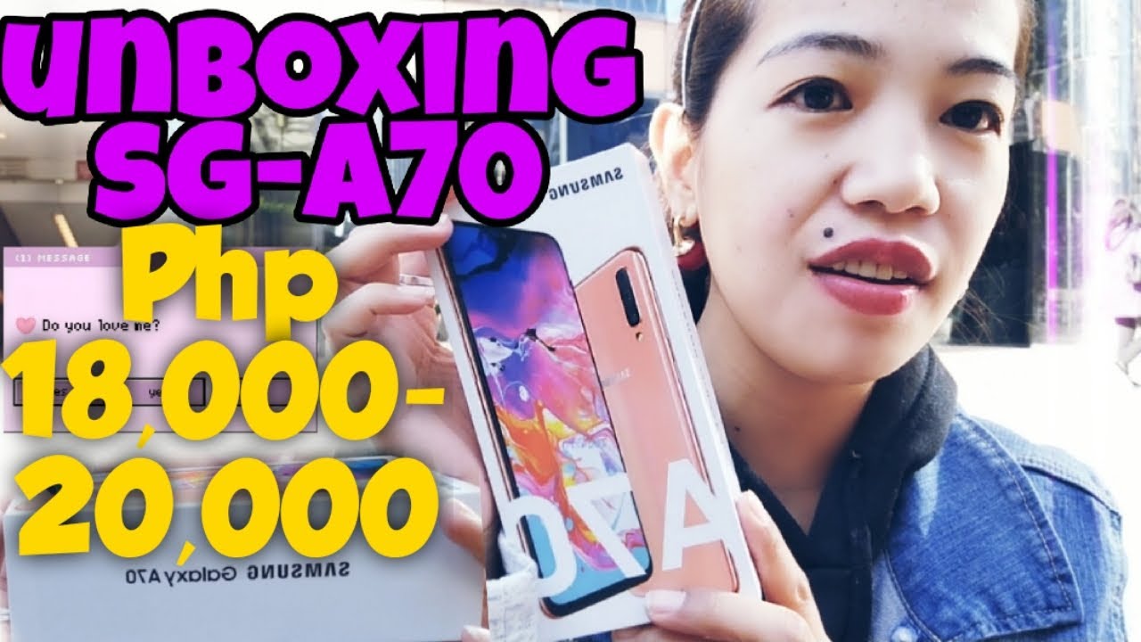 UNBOXING | SAMSUNG GALAXY A70 AND HOW MUCH IS IT?|MHYKHEN OFFICIAL