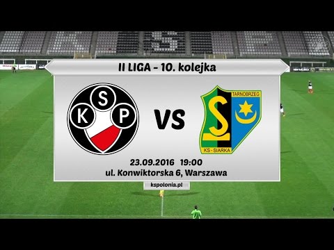 WIDEO: Polonia Warszawa - Siarka Tarnobrzeg 2-2 [SKRÓT MECZU]