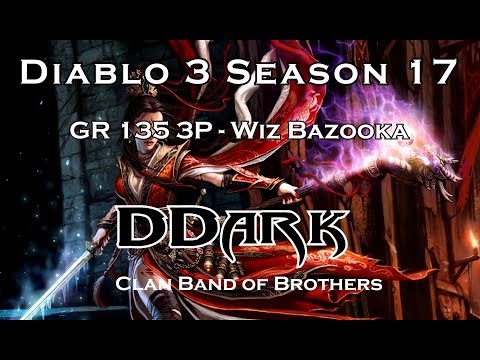 Diablo III Season 17 DDark GR 135 3P - Wiz PoV
