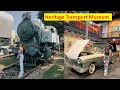 Heritage Transport Museum Manesar Gurgaon Vlog Collection of Rare & Vintage Cars, Trains, Bus.