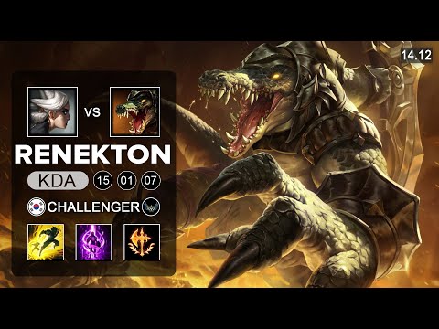 Renekton vs Camille Top - KR Challenger - Patch 14.12 Season 14