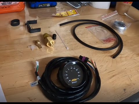 Boosting the 8th gen Civic SI pt. 14 - Installing our AEM Boost Gauge!