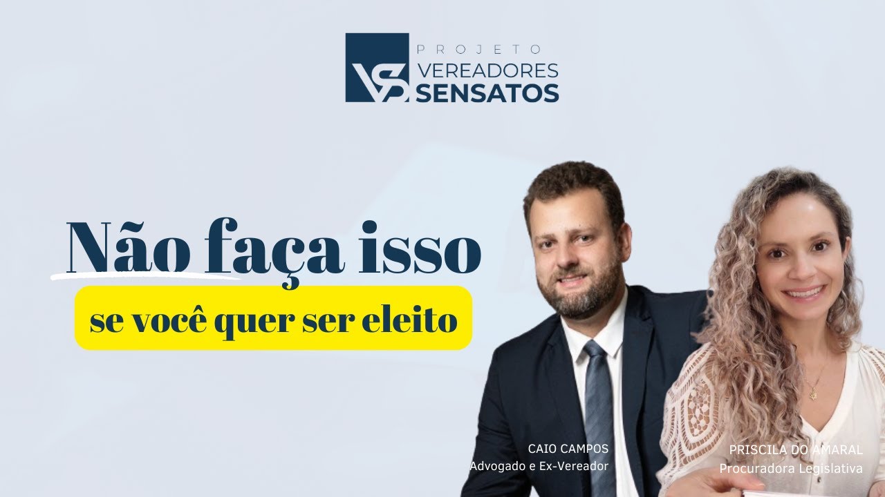3   Não faça isso, se você quer ser eleito #vereadores #vereadora #camarasmunicipais 1