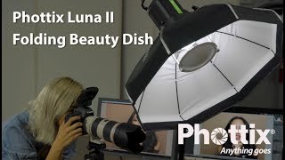 The versatile Phottix Luna II Folding Beauty Dish