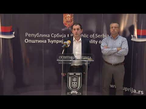 Televizija Pomoravlje - Sednica Poslovnog saveta opštine Ćuprija