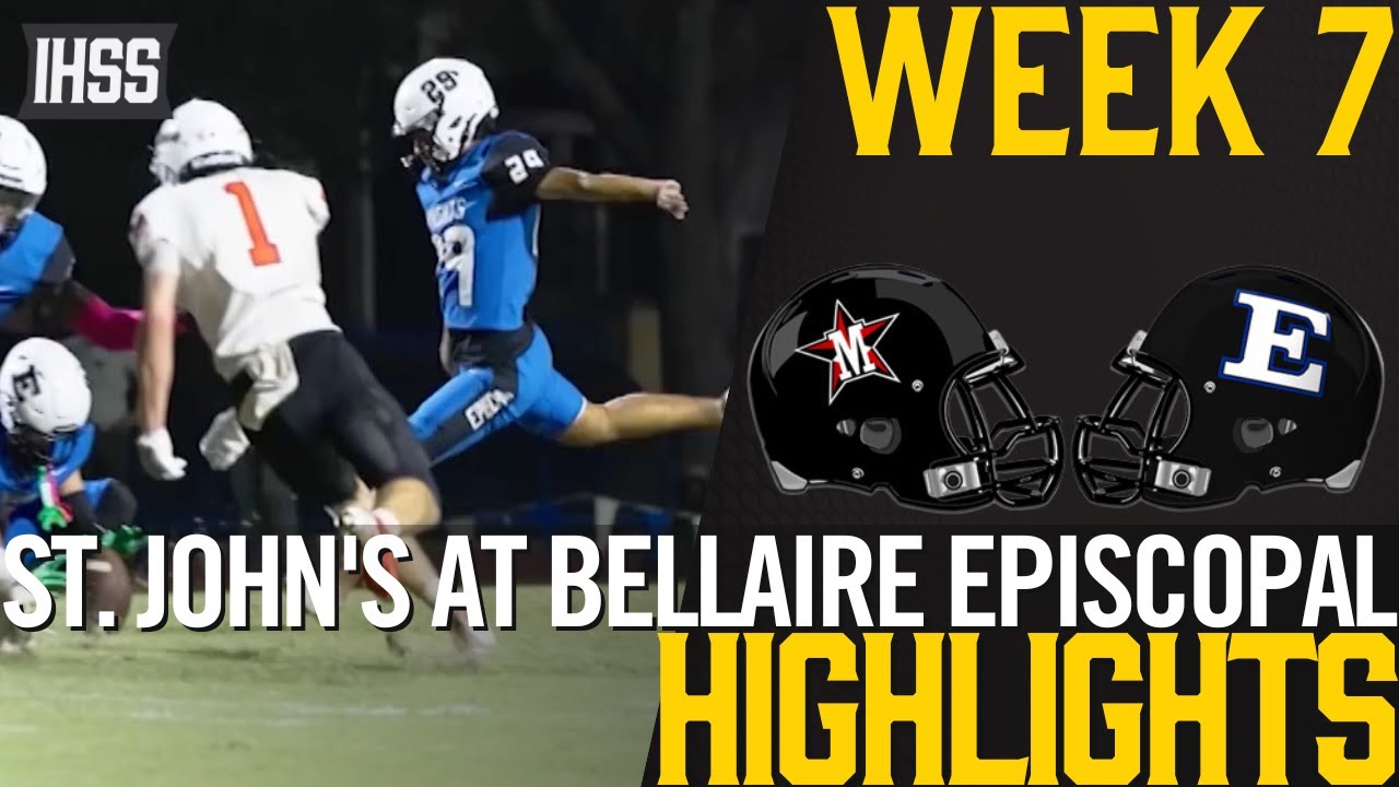 Thrilling Showdown: St. John's vs. Episcopal | High School Football Highlights
