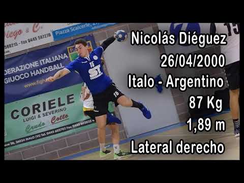 HIGHLIGHTS HANDBALL NICOLAS DIEGUEZ ITALIA