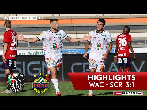 tipico Bundesliga, 32. Runde: Wolfsberger AC - SK Rapid Wien 3:1