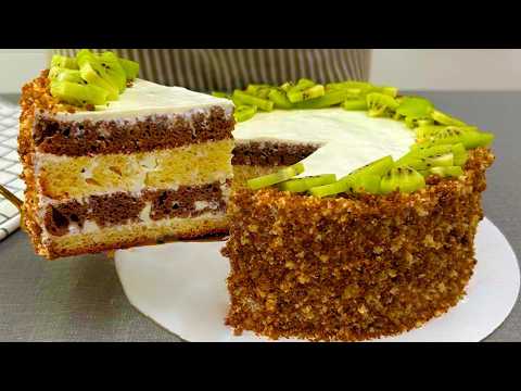 A very tasty homemade cake made from SIMPLE ingredients – Smetannik. The family is delighted!