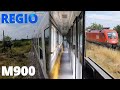 Caransebes Lugoj Cu Trenul Regio CFR Pe Magistrala 100 Cu Viteza Relativ Buna