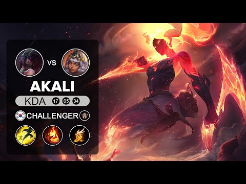 22. T1 Closer - Akali vs Qiyana Mid - KR Challenger Patch 10.10