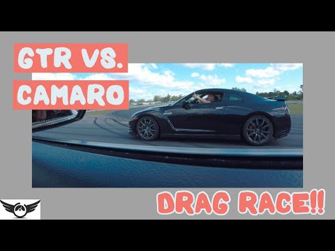 Camaro VS Nissan GTR Roll race!!! Powercruise 2020