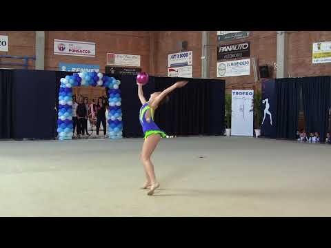 Martina Rocchi palla  TROFEO GIULIA CIGNONI 2018
