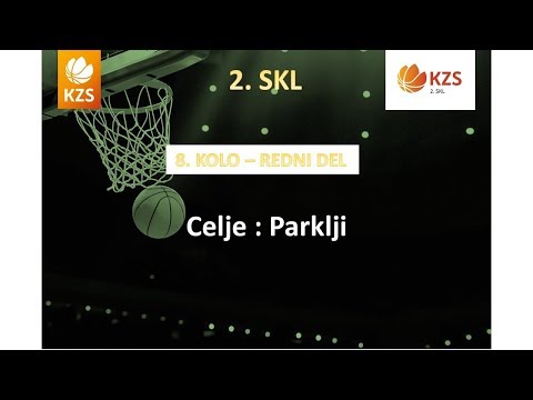 Celje : Parklji - 8. kolo - 2. SKL za moške - Sezona 2017/18 - 4/4