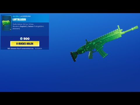 FORTNITE HEUTE NEU ** LUFTBLASEN (WAFFENSKIN) ** 22.01.20