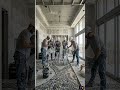 This River Stone Epoxy Floor Will Blow Your Mind | Bedroom Transformation #satisfying #epoxyfloor