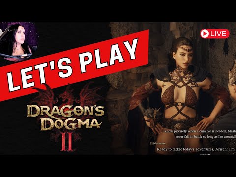 ???? LIVE Let's Play Dragons Dogma 2  Opening up new areas WOW!!!!