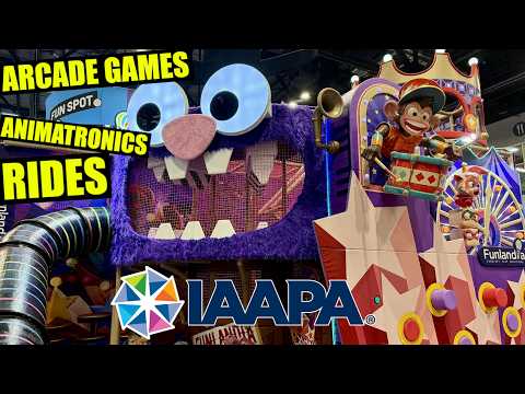 The Best Of IAAPA Expo 2025 (New Rides, Arcade Games, Animatronics & More)