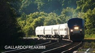 preview picture of video 'Freight and Amtrak at Amsterdam'