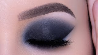 HOW TO Navy Smokey Eyes Makeup Tutorial Step-By-Step