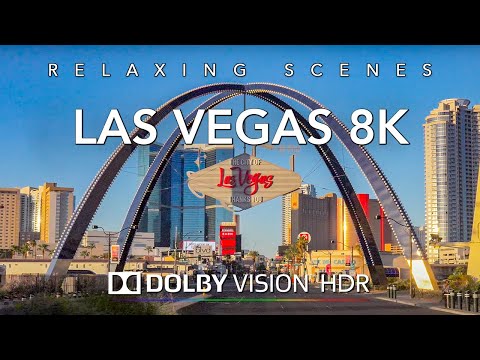 Driving Las Vegas in 8K HDR Dolby Vision -Las Vegas to Hoover Dam Nevada