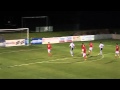 GREAT GOAL: Zach Cloughs impressive strike.