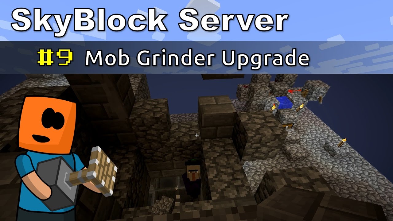 Minecraft SkyBlock ep9 | Mob Grinder Upgrade