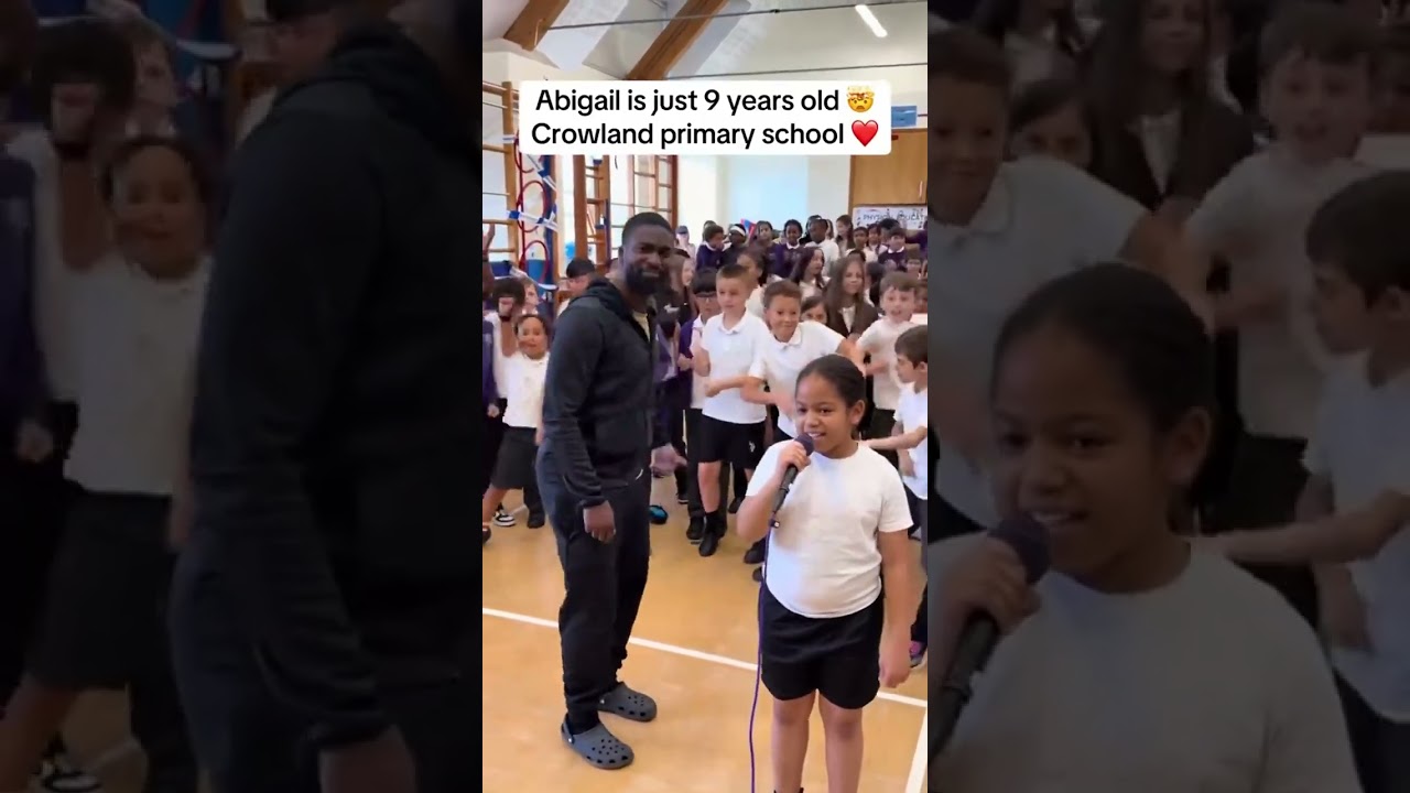 Abigail is just 9yrs old 🤯from crowlandprimaryschool where they definitely brought the energy