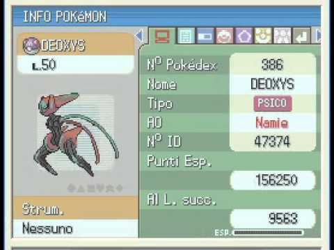Le Forme Di Deoxys