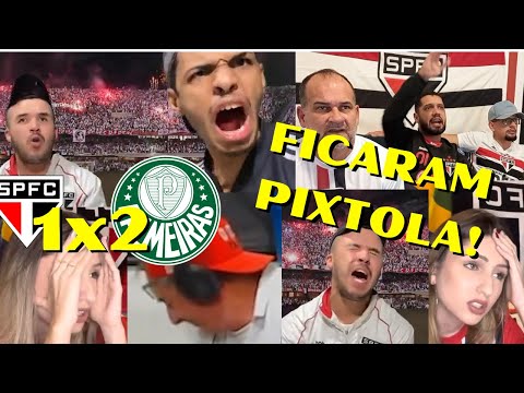MELHORES REAÇÕES DOS SÃO PAULINOS - SÃO PAULO 1 X 2 PALMEIRAS