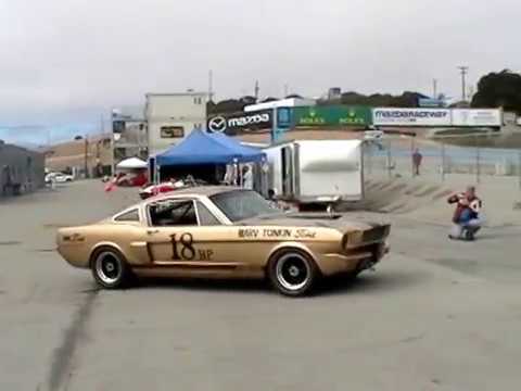 2017 Laguna Seca PreReunion 1963 to 1966 GT Cars Over 2500cc Staging and Race Action