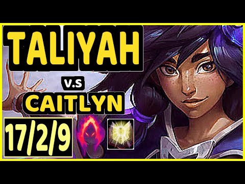 BENJI (TALIYAH) vs CAITLYN - 17/2/9 KDA BOTTOM ADC GAMEPLAY - NA Ranked DIAMOND