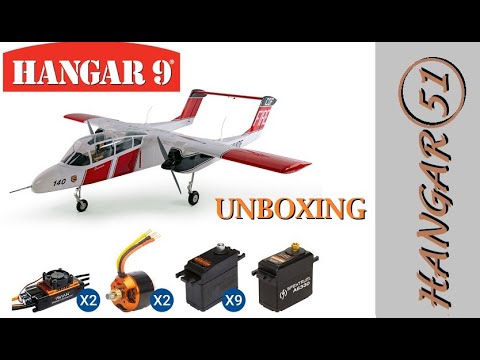 OV-10 Bronco 20cc ARF with Landing Gear Set, Spektrum Avian Motors, ESCs and Servos Combo [UNBOXING]