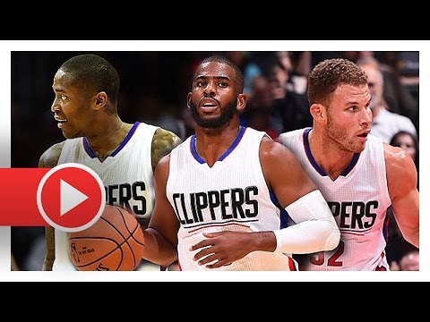 Chris Paul, Blake Griffin & Jamal Crawford Highlights vs Jazz (2016.10.10) - 43 Pts Total