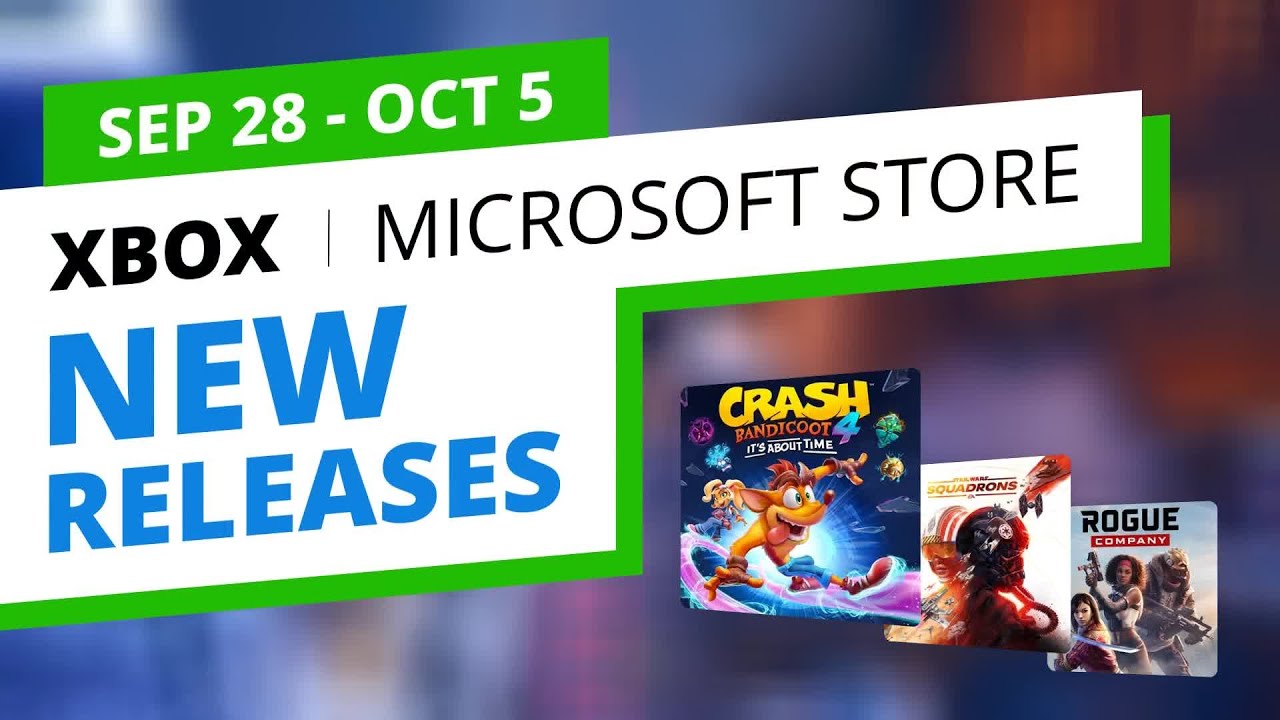 New Xbox Games in the official Microsoft Store, Sep 28 - Oct 5