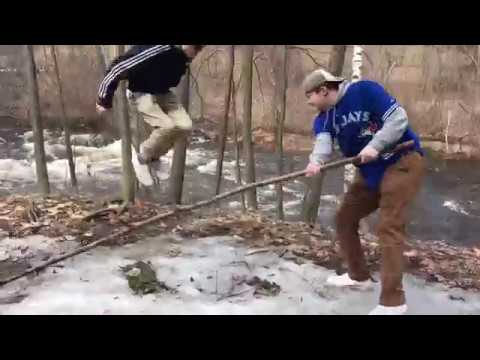 KID GETS MAD!!! ALMOST FALLS INTO RAPIDS!!!