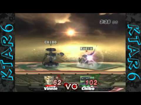 KTAR 6 - Vinnie (Meta Knight) Vs. ChiboSempai (R.O.B.) - Bracket - SSBB