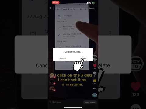 how to delete videos on tiktok