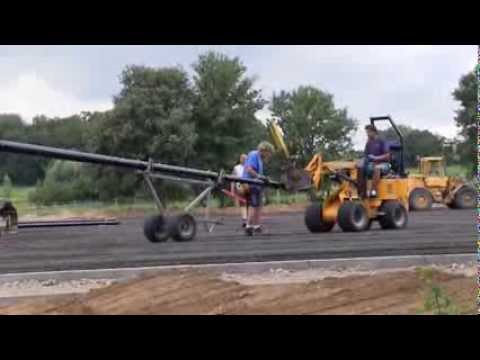 Aanleg kunstgrasveld VV Spaubeek