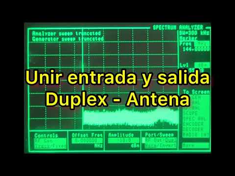 EA3HWU HP8920A vídeo 7 Gráfica de un atenuador 30dB